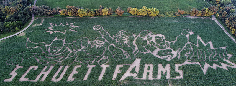 Wisconsin Corn Maze - Schuett Farms Corn Maze